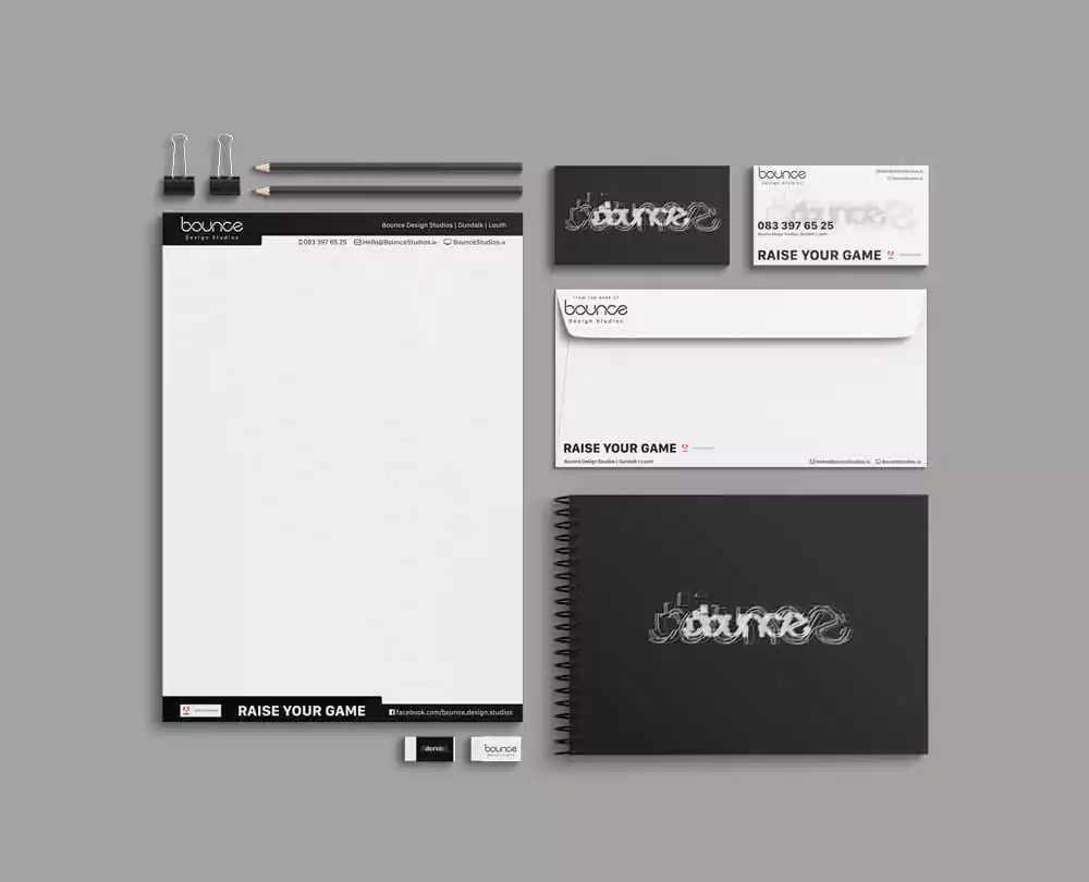 stationery design services dundalk bounce design studios